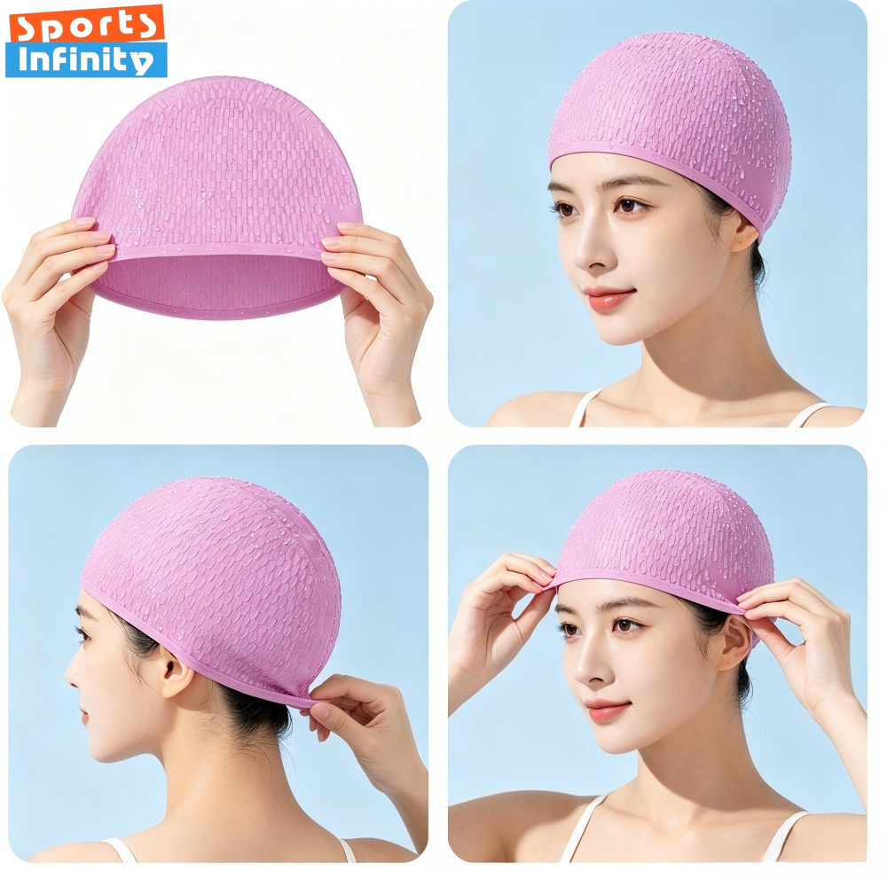 Adult Silicone Swim Cap for Wo - огляд і ціна Swim Cap Silicone