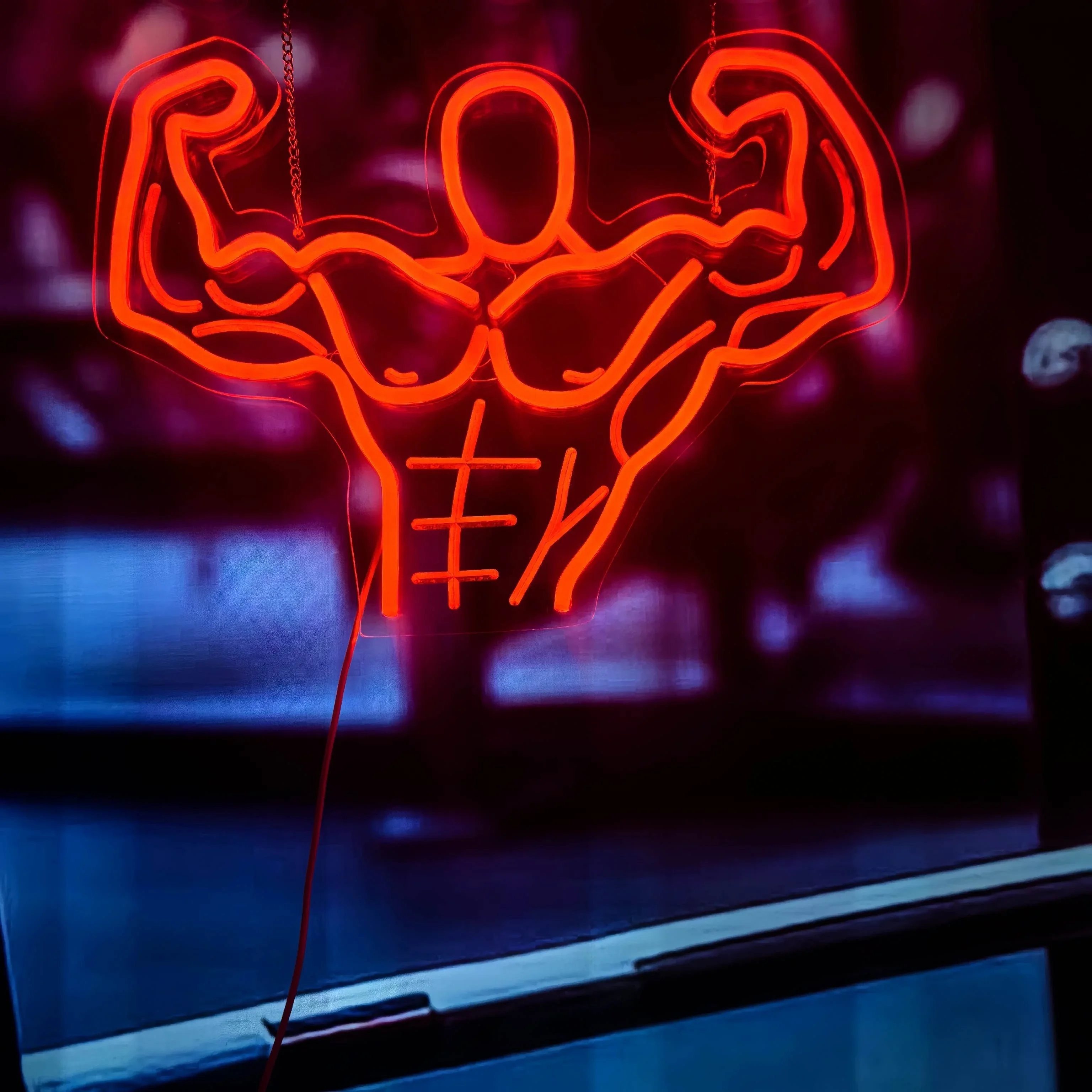 Fitness Warrior LED Neon Sign  - огляд і ціна Sports Equipment Store