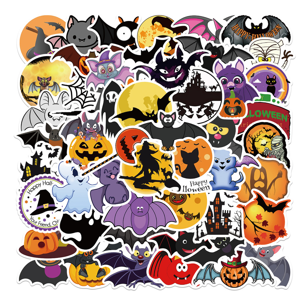 50Pcs Dark Halloween Pattern S - огляд і ціна Sports Equipment Store