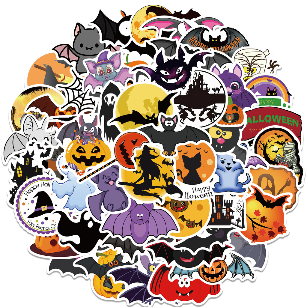 50Pcs Dark Halloween Pattern S - огляд і ціна Sports Equipment Store