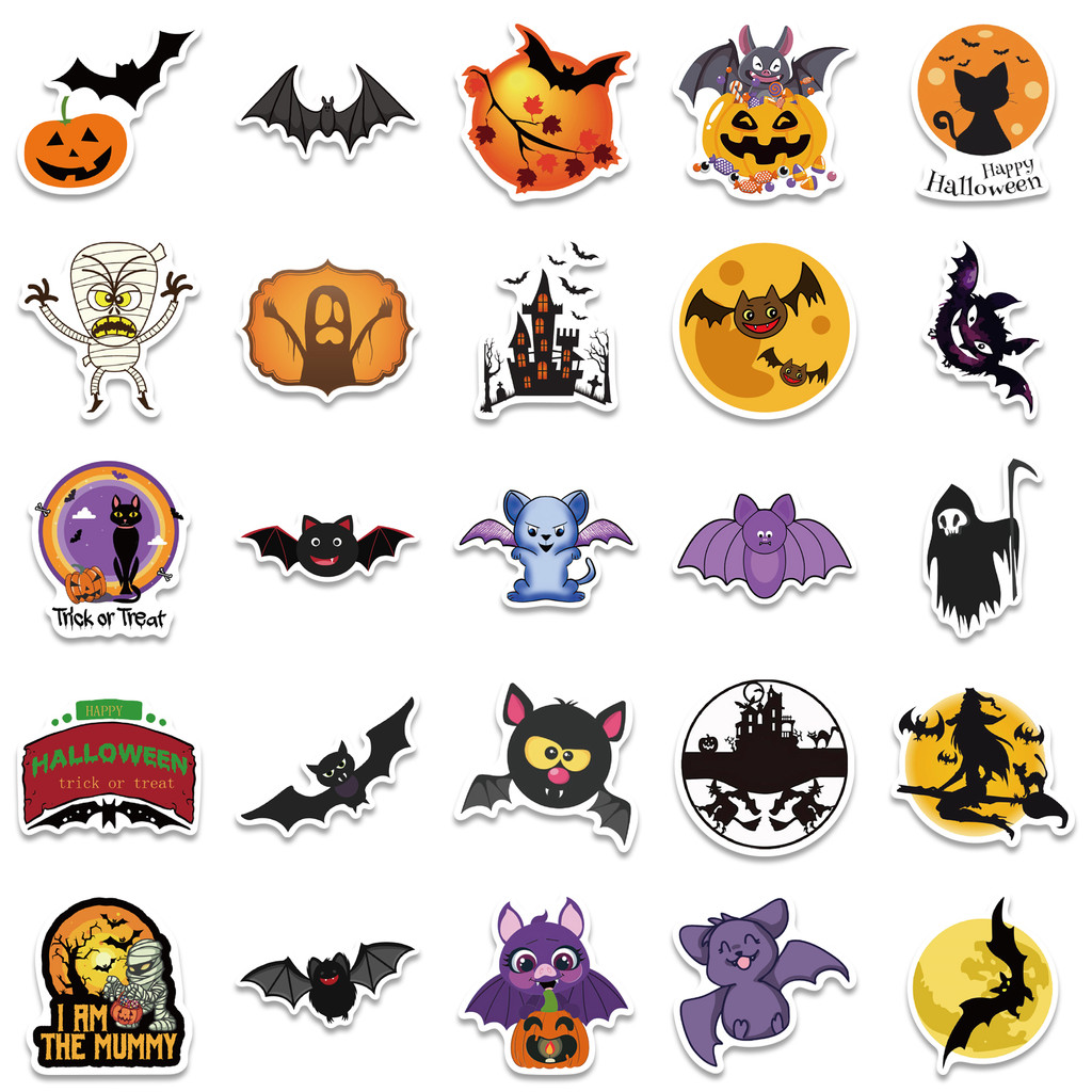 50Pcs Dark Halloween Pattern S - огляд і ціна Sports Equipment Store
