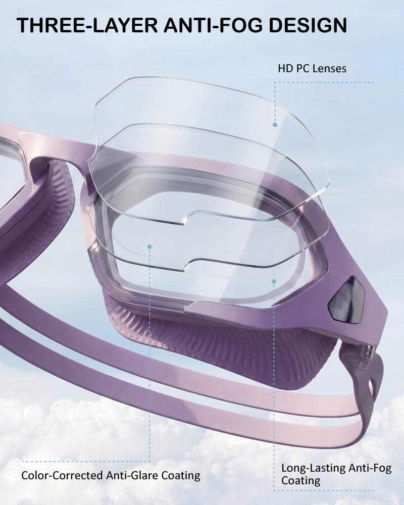 NEW HD Anti Fog Swimming Goggl - огляд і ціна Swim Cap Silicone